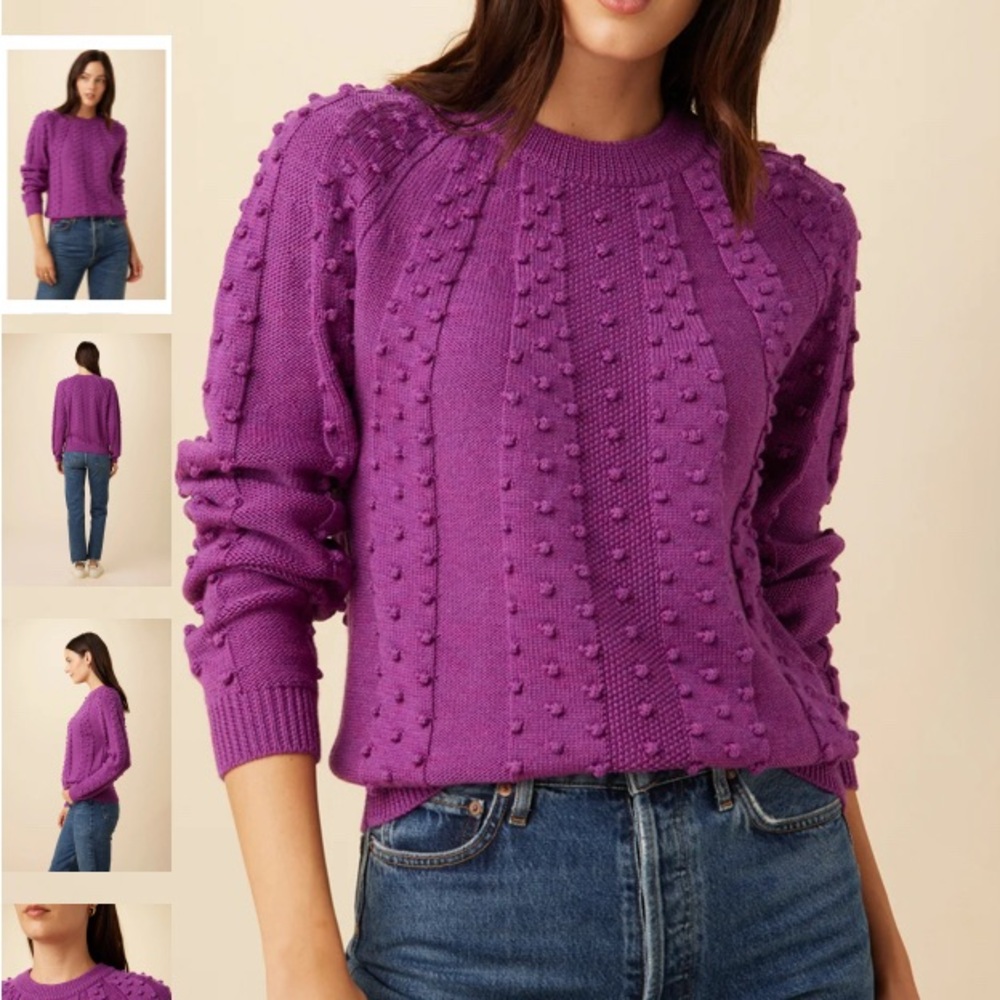 Amour Vert Laurel Sweater (size M) 100% merino wool